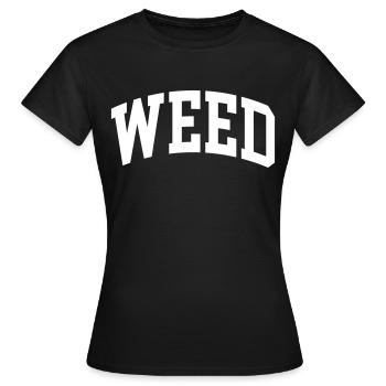 Weed - Women's T-Shirt - black - Front - AI Model Female 172 dark (172cm)