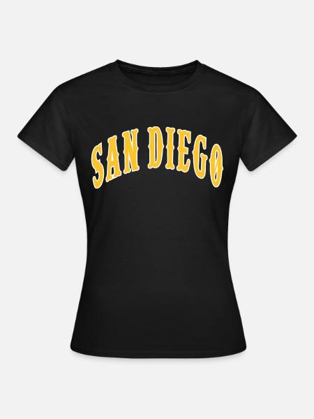 San Diego - Frauen T-Shirt - Schwarz