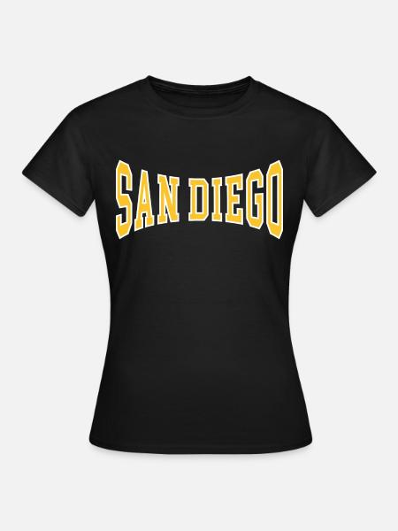 San Diego - Frauen T-Shirt - Schwarz