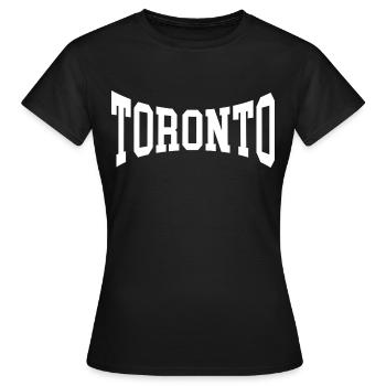 Toronto - T-shirt Femme - noir - Devant - AI Model Female 172 dark (172cm)