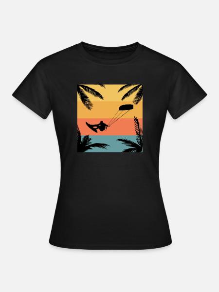 Kitesurf Kitesurfer - Women's T-Shirt - black