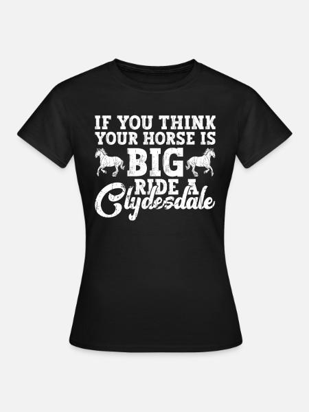 Clydesdale - Frauen T-Shirt - Schwarz
