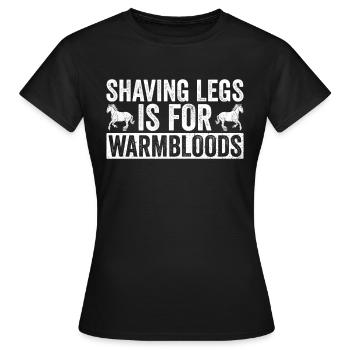 Clydesdale Pferderasse - Frauen T-Shirt - Schwarz - Vorne - AI Model Female 172 dark (172cm)