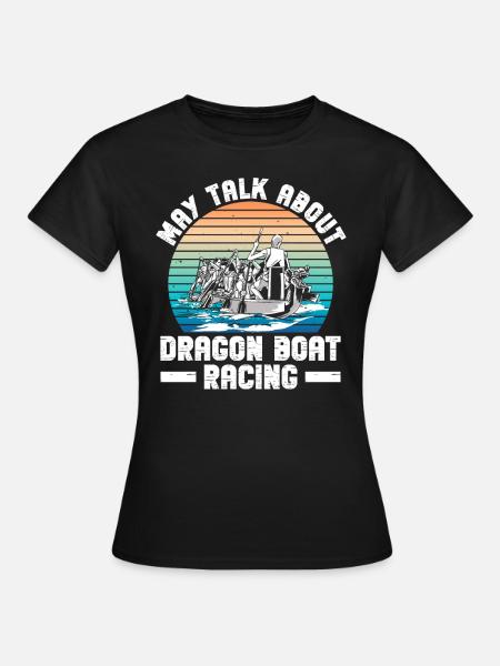 Drachenboot Und Drachenboottrainer - Frauen T-Shirt - Schwarz