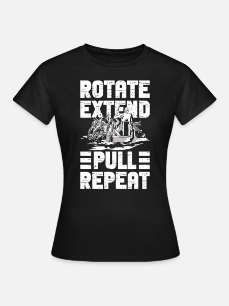 Drachenboot - Frauen T-Shirt - Schwarz