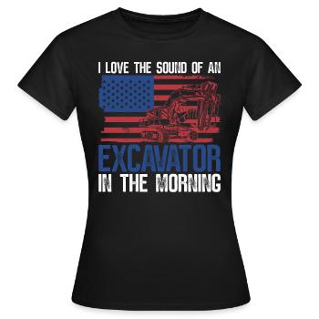 Bagger Baggern Sandbagger - T-shirt Femme - noir - Devant - AI Model Female 172 dark (172cm)