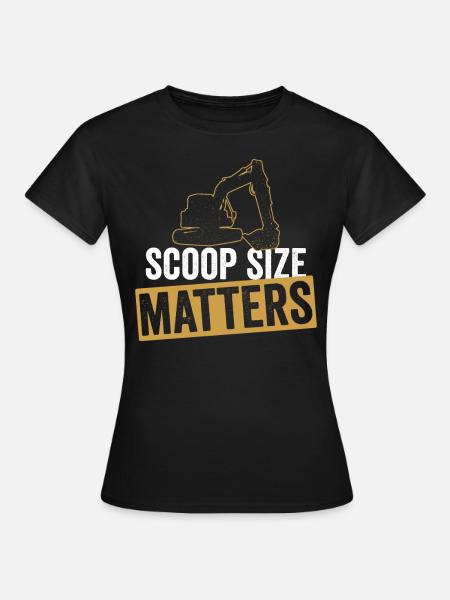 Baggerfahrer Bagger Sandbagger - Frauen T-Shirt - Schwarz