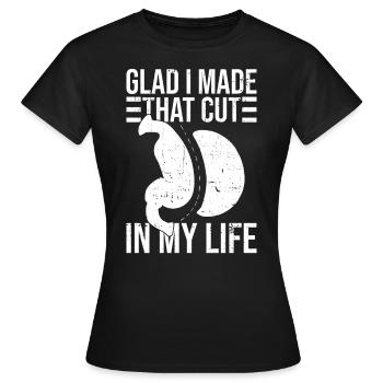 Magenbypass Pperation Und Adipositasmanschette - Frauen T-Shirt - Schwarz - Vorne - AI Model Female 172 dark (172cm)