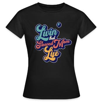 Adipositas Operation Mütter Mit Magenbypass - Frauen T-Shirt - Schwarz - Vorne - AI Model Female 172 dark (172cm)