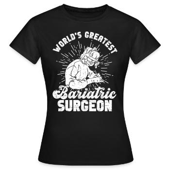 Magenchirurg Und Adipositaschirurgie - Frauen T-Shirt - Schwarz - Vorne - AI Model Female 172 dark (172cm)