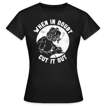 Bypass Chirurgie Magenoperation Magenchirurg - Frauen T-Shirt - Schwarz - Vorne - AI Model Female 172 dark (172cm)