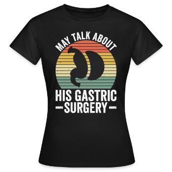 Magenbypass Und Bariatrische Chirurgie - Frauen T-Shirt - Schwarz - Vorne - AI Model Female 172 dark (172cm)