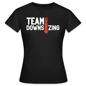 Abnehmen Gewichtsverlust Operation - Frauen T-Shirt - Schwarz - Vorne - AI Model Female 172 dark (172cm)