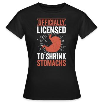 Magenchirurgen Chirurgie Chrirug - Frauen T-Shirt - Schwarz - Vorne - AI Model Female 172 dark (172cm)