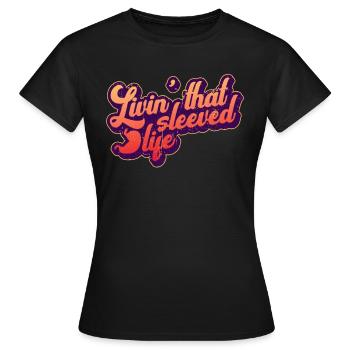 Magenverkleinerung Betrieb - Frauen T-Shirt - Schwarz - Vorne - AI Model Female 172 dark (172cm)