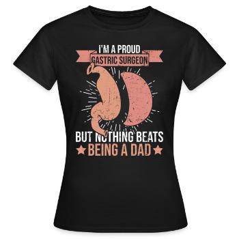 Vater Des Magenchirurgen - Frauen T-Shirt - Schwarz - Vorne - AI Model Female 172 dark (172cm)