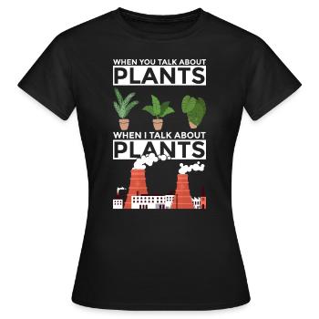 Nuklearingenieur Und Kernkraftwerk Nukleare - Frauen T-Shirt - Schwarz - Vorne - AI Model Female 172 dark (172cm)