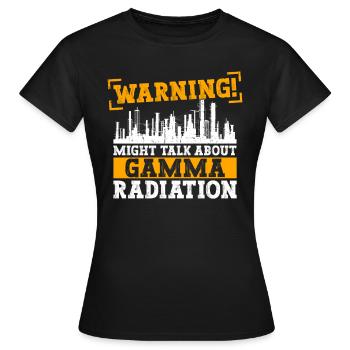 Kernenergie Und Nuklearingenieur - Frauen T-Shirt - Schwarz - Vorne - AI Model Female 172 dark (172cm)