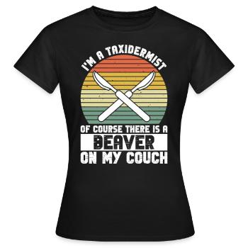 Taxidermie Professional und Tiermontage - Frauen T-Shirt - Schwarz - Vorne - AI Model Female 172 dark (172cm)
