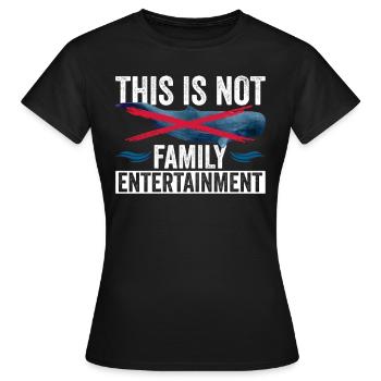 Anti-walbeobachtung Und Orca-beobachtung Rettet - Women's T-Shirt - black - Front - AI Model Female 172 dark (172cm)