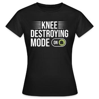 Tile Installer Design Für Teppich- Und - Frauen T-Shirt - Schwarz - Vorne - AI Model Female 172 dark (172cm)