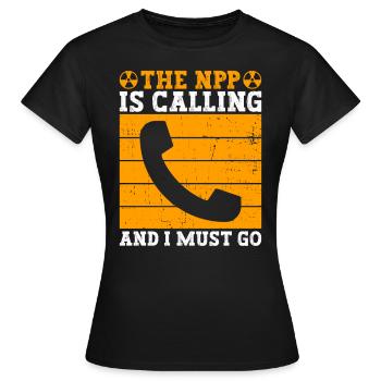 Kernenergie Und Kerntechnik - Frauen T-Shirt - Schwarz - Vorne - AI Model Female 172 dark (172cm)