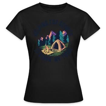 Cub Scouting Design Für Einen Pfadfinderführer - Frauen T-Shirt - Schwarz - Vorne - AI Model Female 172 dark (172cm)