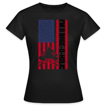 Scout Leader Usa Design Für Einen Patriotischen - Frauen T-Shirt - Schwarz - Vorne - AI Model Female 172 dark (172cm)