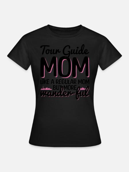 Reiseberater-mutter-design Für Eine - Frauen T-Shirt - Schwarz