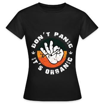 Cannabis Gras Kiffer Retro Cadeau - T-shirt Femme - noir - Devant - AI Model Female 172 dark (172cm)