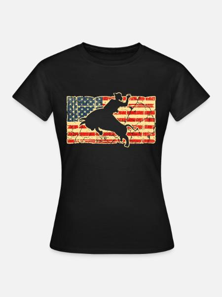 Rodeo Texas - Frauen T-Shirt - Schwarz