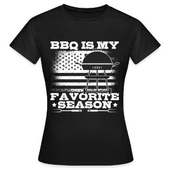 Grillades Grill BBQ Griller Cuire Viande Griller - T-shirt Femme - noir - Devant - AI Model Female 172 dark (172cm)
