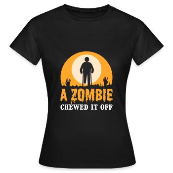 Amputé Le gouvernement a coupé un bras - T-shirt Femme - noir - Devant - AI Model Female 172 dark (172cm)