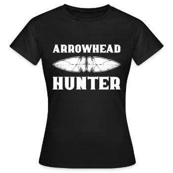 Arrowhead Hunter Arrowhead Hunting Arrowhead - Women's T-Shirt - black - Front - AI Model Female 172 dark (172cm)