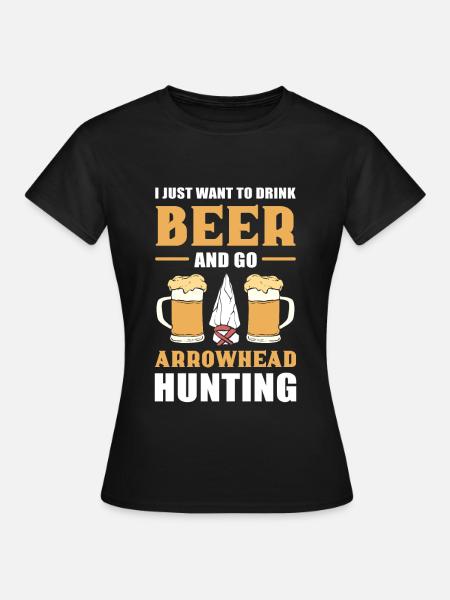Pfeilspitzenjagd Pfeilspitzen-Jagd Pfeilspitzen-Sa - Frauen T-Shirt - Schwarz