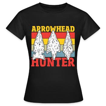 Arrowhead Hunter Arrowhead Hunting Arrowhead - Women's T-Shirt - black - Front - AI Model Female 172 dark (172cm)