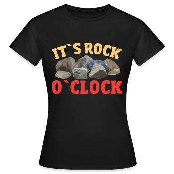 Geologie Steine Fossil Forschung - Frauen T-Shirt - Schwarz - Vorne - AI Model Female 172 dark (172cm)