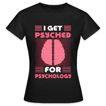 Psychologue École Psychologue Psychothérapeute - T-shirt Femme - noir - Devant - AI Model Female 172 dark (172cm)