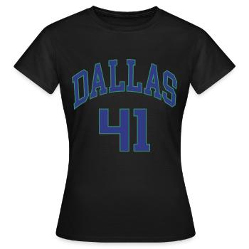 Dallas 41 - T-shirt Femme - noir - Devant - AI Model Female 172 dark (172cm)