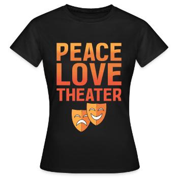 Theater Broadway Musical Liebhaber - Frauen T-Shirt - Schwarz - Vorne - AI Model Female 172 dark (172cm)