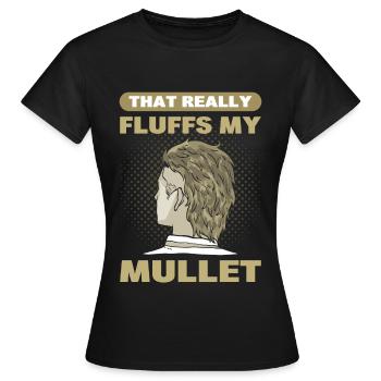Cela apporte pas mal de mulet - T-shirt Femme - noir - Devant - AI Model Female 172 dark (172cm)