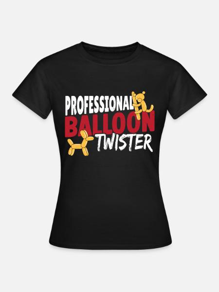 Professioneller Ballonverdreher Ballonverdreher - Frauen T-Shirt - Schwarz