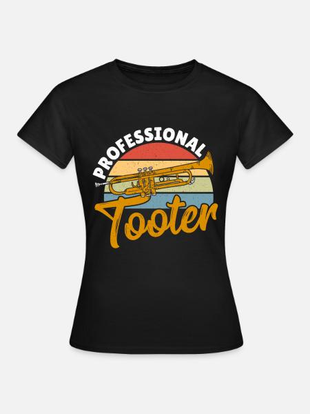 Trompeter Profi-Trompeter Spieler - Frauen T-Shirt - Schwarz