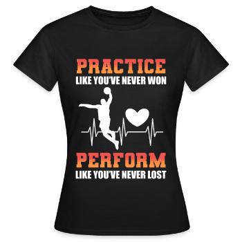 Brownball Jump Shot Basketball Must Haves for - Women's T-Shirt - black - Front - AI Model Female 172 dark (172cm)