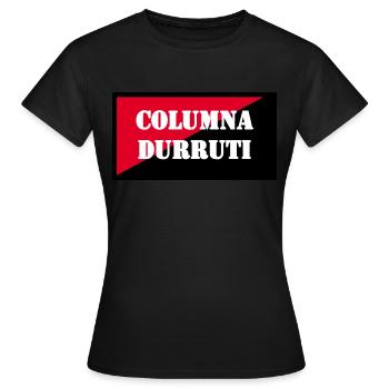 DURRUTI COLUMN - Women's T-Shirt - black - Front - AI Model Female 172 dark (172cm)