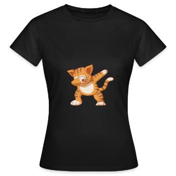 chat - T-shirt Femme - noir - Devant - AI Model Female 172 dark (172cm)