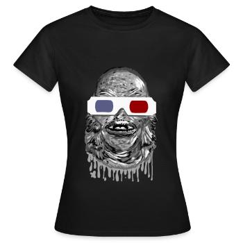 creature - T-shirt Femme - noir - Devant - AI Model Female 172 dark (172cm)