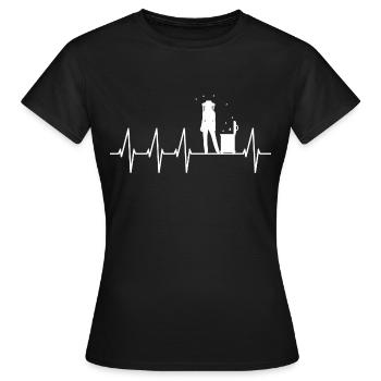 Imkerin Imker Mädchen - Frauen T-Shirt - Schwarz - Vorne - AI Model Female 172 dark (172cm)