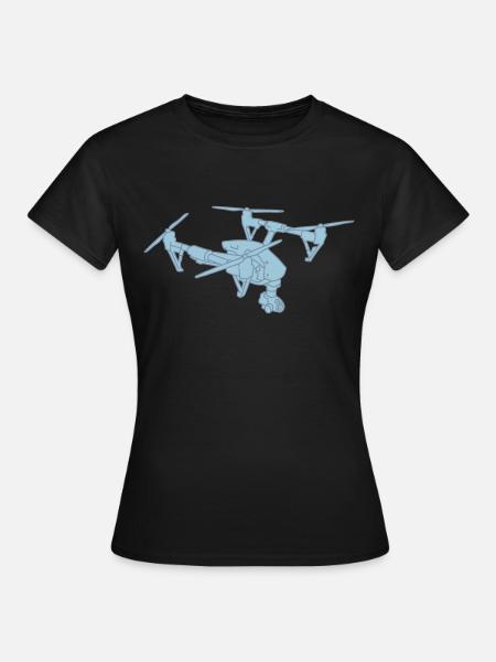 Drohne 2 - Frauen T-Shirt - Schwarz