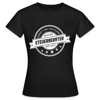 Steuerberater - Frauen T-Shirt - Schwarz - Vorne - AI Model Female 172 dark (172cm)